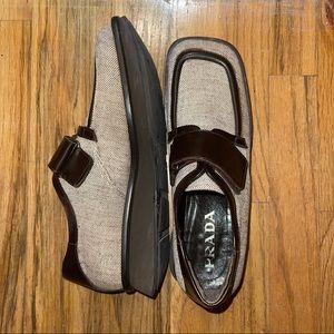 1999 Prada canvas loafers
